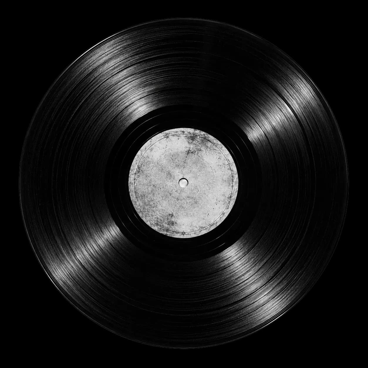 Vinyl record graphic representing AI answer citations
